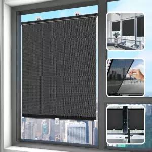 전동커튼 무선 암막 롤러 블라인드 개폐식 차양 창 커버 가정용 사무실 차량용 커튼용 드릴