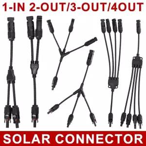 HDMI분배기 15세트 Y 30A 1000V 광전지 PV 커넥터 태양 전지 패널 병렬 연결 콘센트 1~234