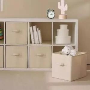 [JED] 수납함 보관함 간편 리빙용 박스 접이식 패브릭 정리