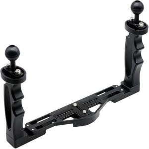 알루미늄 스틸 다이빙 트레이 베이스 브래킷 카메라 하우징 액션 듀얼 핸드 헬드 그립 수중