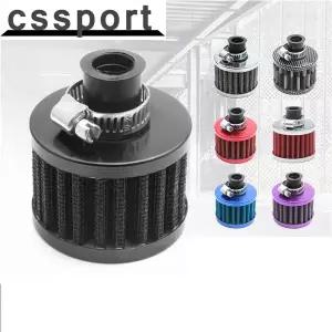 유니버설 12mm 에어 필터 오토바이 차가운 공기 흡입구 버섯 스타일 높은 흐름 크랭크 케이스 통풍구 커버