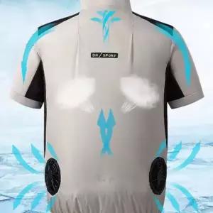 쿨링 조끼 냉풍 아이스팩 구성 바람막이 냉각