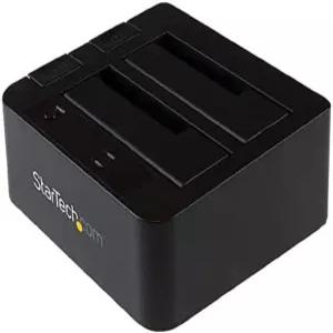 StarTech.com 듀얼 베이 USB 3.1-SATA 하드 드라이브 도킹 스테이션 3.1 10Gbps 외장 2.5/3.5인치