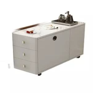 수납장 소파 틈새 좁은 3인승 컬러 협탁 테이블 보조 밀크커피 창가 월넛