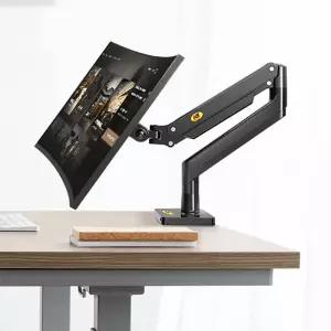 티비거치대 TV 스탠드 NB G40 G45 가스 암 곡선 아크 스크린 데스크탑 모니터 거치대 360 회전 걸이 걸게 2