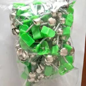 10 Pcs 낚시 액세서리 플라스틱 클립 스냅 물고기 종 낚시대 특별 더블 링 낚시 알람 벨