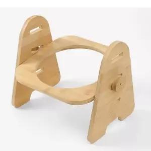 [반려] 높이조절 반려동물 스텐 식기 1구 강아지간식통 사료보관통 반려동물식탁 고양이물통 애견밥그릇