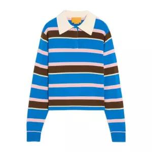 크롭 스트라이프 럭비 스웨터 W38410JL TWICO