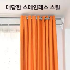 압축봉 커튼봉 스틸 형 봉 무타공 로만 커튼 욕실 빨래 건조대 옷걸이 직 바 형태