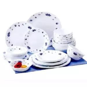 찬기 코렐 접시 공기 그릇 대접 면기 식기 블루 세트 34p