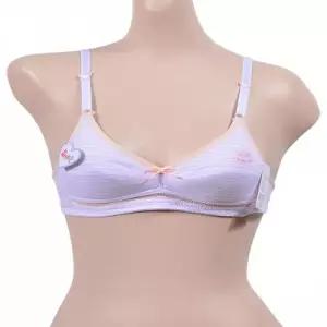 주니어 2단계 AA컵 스트라이프 브라 중학생여자속옷