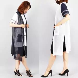 [하프클럽/아이우먼]위쉬몰 RM 썸니트롱베스트(0321H604) 빅사이즈