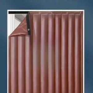 출입문 단열 방풍 탈착식 시트 방음커튼 차음시트 매장입구