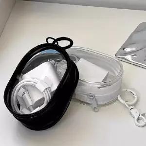 투명파우치키링 미니 화장품 투명 PVC 키링 파우치