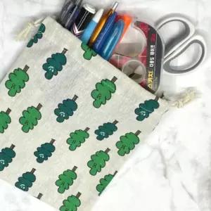 복조리 더스트백  중 복주머니파우치 복조리파우치 포장주머니