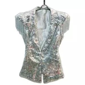 트로트 무대 조끼 남성 반짝이 공연 의상 무대복 스테이지