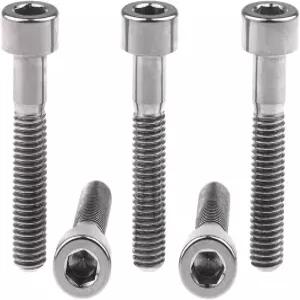 와니파 티타늄 Ti M6x35mm 블랙 볼트 앨런 헤드 자전거 헤드셋 나사 팩 5개