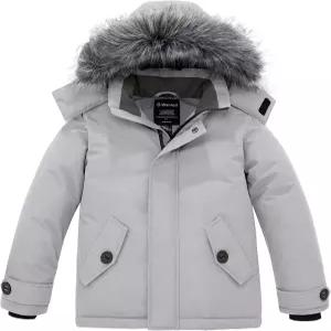 원도우 보이즈 겨울 코트 방수 패딩 재킷 플리스 파카 후드