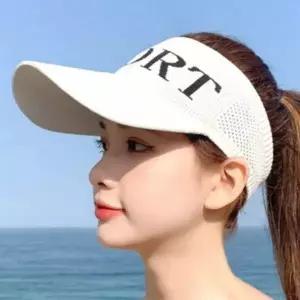 썬캡 바이저 골프 모자 성인 스포츠 밴딩 아이 2p