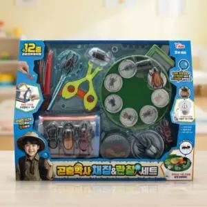 곤충박사 채집 관찰세트 채집통 곤충 모형 피규어 돋보기 회전확대경 채집망 자연과학 체험학습