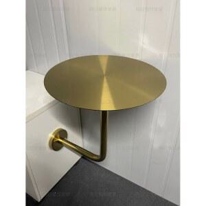 카페용 주방 벽걸이 타원형 와이어 선반 스테인리스 스틸 공간활용 디자인 수납