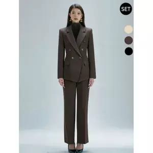 비비드시크릿가너 SET 여성 겨울 린스 정장자켓+기모팬츠 세트 878958