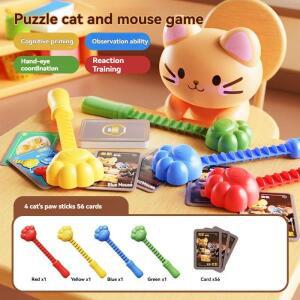 리뉴얼 놀이 고양이와 마우스 타로 카드 전략 장난감 탁상용 크리에이티브 가족 부모-자식 상호 작용 보드
