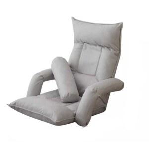 거실 좌식 의자 쿠션 체어 팔걸이 휴대용 1인용 발코니 안락 소파