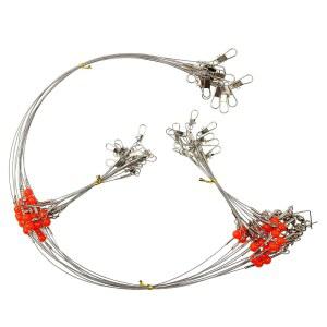 낚시 리더 솔트워터, 스위블 스냅으로 리그 서핑 낚시 장비에 도전하다 고강도 와이어 리더 하단, 미끼 훅 유인을 위한 낚시 장비 장비 장착