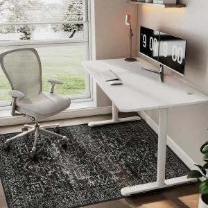 QQ 딱딱한 바닥용 pony 의자 매트 표면용 36인치 x 55인치 사무용 거실용 에어리어 러그 홈 오피스용