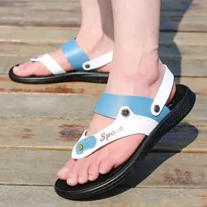 TBZ 푹신한 쪼리형 샌들슬리퍼 블루 265mm 바캉스준비