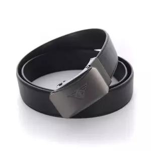 [에이치플러스몰]WL 다운블로우-DBBT003BK 국내제작 시그니처 로고자동버클 가죽벨트