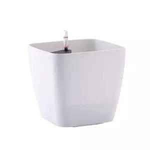 플라스틱 사각 화분 아크릴 체이나 조화꽃 전용 다육 인테리어 장식 자체급수