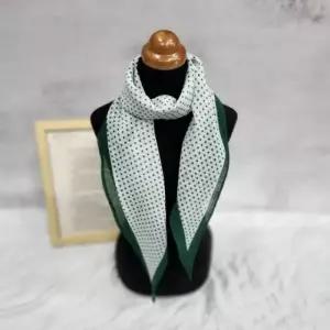 [애슬릿] 도트 스카프 린넨 미니 쁘띠 여성 여름 목 머플러