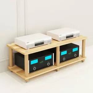 오디오장 원목 받침대 앰프 선반 거실장 스피커 다이 수납장