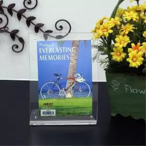 탁상용 거실 인테리어 테이블 사진 투명 액자 4R 아기사진 미니