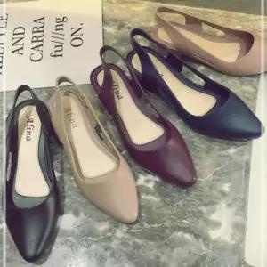 여성 플랫슈즈 아쿠아 단화 젤리슈즈 슬링백 JELLY2 레인부츠 03W6A931B4 블랙