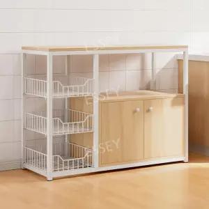 미니아일랜드 홈카페 조리대 카페작업대 식탁 홈바 테이블 수납장