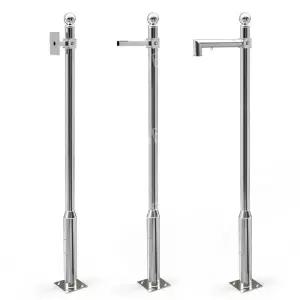 CCTV 3m 감시 카메라 고정대 실외 야외 브라켓 설치 거치대 폴대 지지대