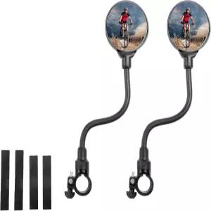 자전거 미러 - 전기 자동차 산악 널리 사용되는 2개의 360 조절 가능한 회전 볼록 후방