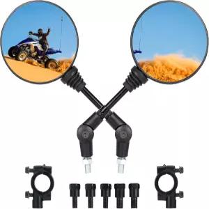 7/8인치 핸들바 마운트가 장착된 OFIG 모터사이클 미러 ATV 스쿠터 모프드 스노우모바일 폴라리스 스포츠맨