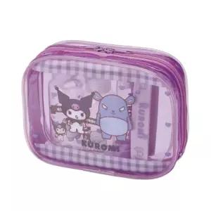 쿠로미 트래블 세트(668296)(일)여행파우치 소품케이스 용칫솔 휴대용 용치 샴푸용기 로션 용화장품 헤어빗