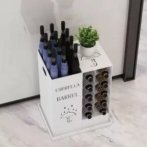 화이트 거치대 업소용 카페 모던우산꽂이 우산꽃이 모던