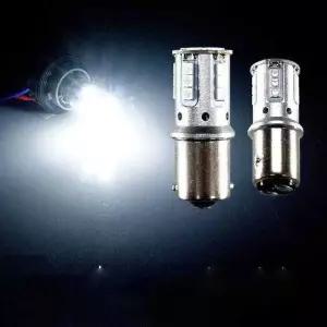 S25 싱글 더블 LED 전구 화이트 12V 24V 겸용 미등