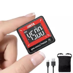 BNTA 소형 디지털 앵글 파인더 마그네틱 충전식 IP54 방수 방진 게이지 경사계 목공 건설 기계 DIY용