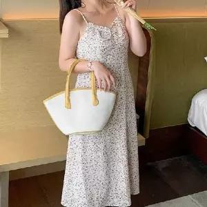 여름 나시 원피스 어깨끈 끈나시 롱원피스 빅사이즈 (HSJ-WE32BB1)