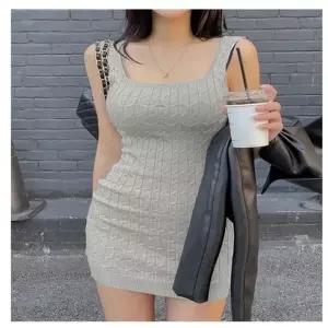 여자 여름 미니원피스 민소매 스판 골지원피스 나시 (HSJ-WC5B029)