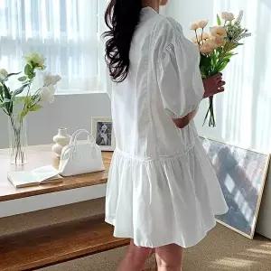 미니 원피스 화사한원피스 플레어 루즈핏 펀칭 (HSJ-WF5510E)