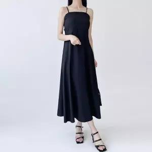 GSS DR200 백트임 크로스 홀터 나시 블랙 롱원피스 (HSJ-WF688C8)