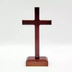 TBZ 탁상용 소형 나무 십자가 G